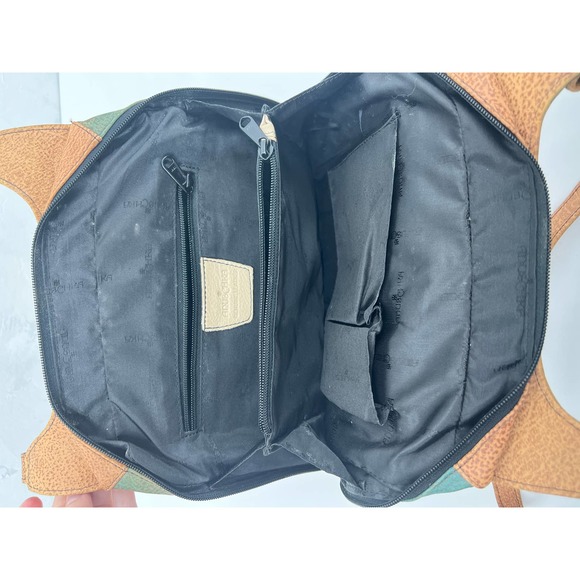 Anuschka Hand Painted Purse Cross Body Bag Butterfly Shoulder Boho - Picture 9 of 12